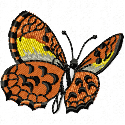 Butterfly Embroidery Design 7